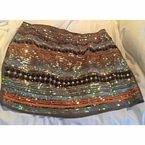 Beautiful Beaded Mini Skirt