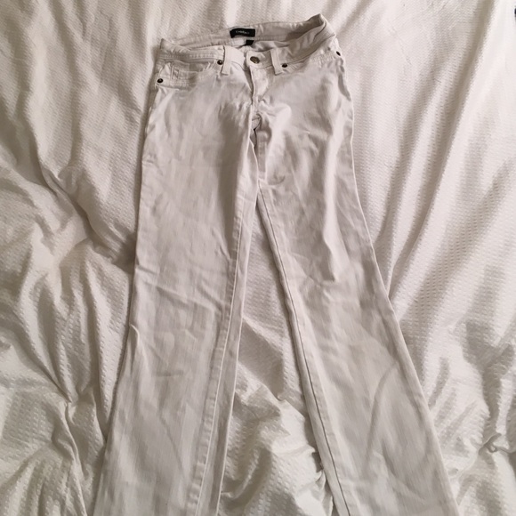 White Bebe jeggings