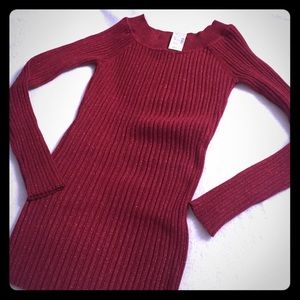 Red sparkle sweater