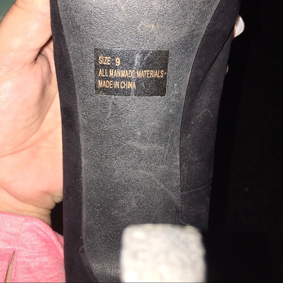 Charlotte Russe size 9 Black heels - Picture 3 of 3