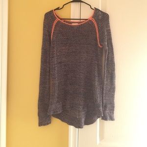 Purple & pink knitted sweater