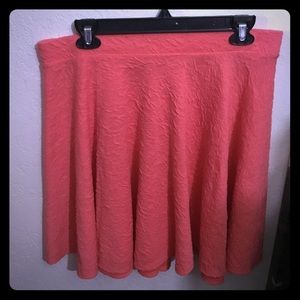 Lauren Conrad coral mini skirt