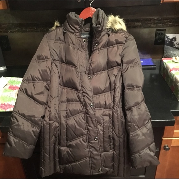 London fog size small women's brown coat