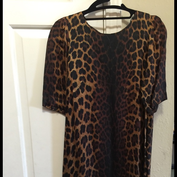 Zara leopard mini dress