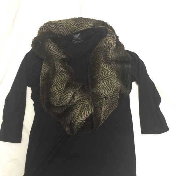 Scarf super warm animal print