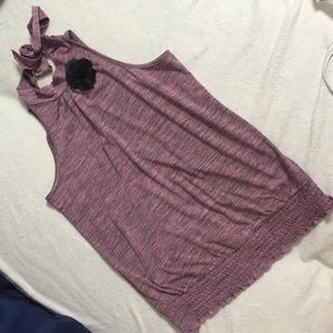 For danalynn Pink Heather tie around neck tank