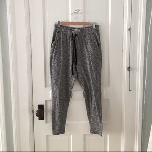 sweatpants and Nike top