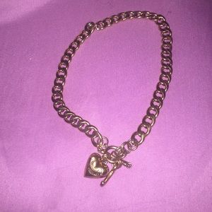 Juicy Couture Gold Heart Necklace