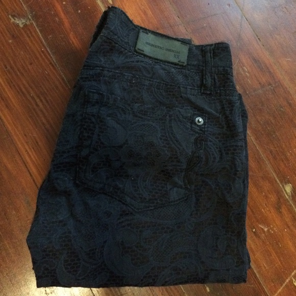 🚫SOLD🚫 Genetic Denim lace print leggings - Picture 2 of 3