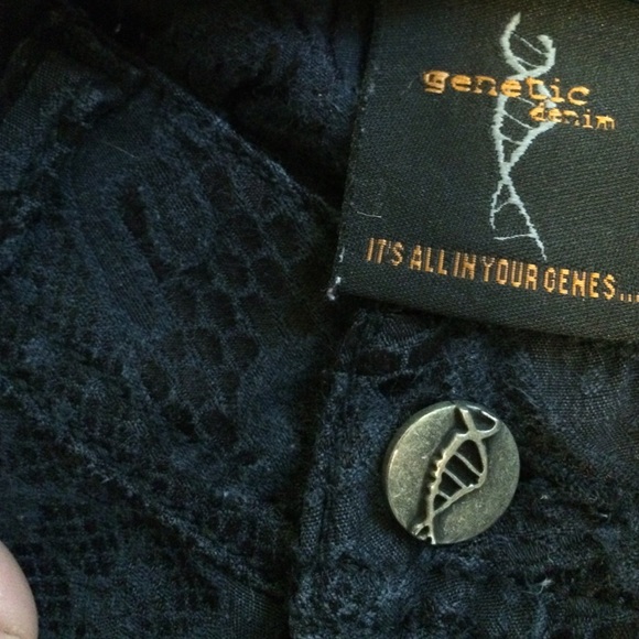 🚫SOLD🚫 Genetic Denim lace print leggings - Picture 3 of 3