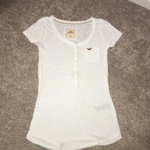 Hollister White T-Shirt