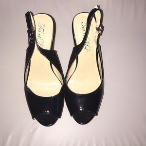 Patent Leather Wedges
