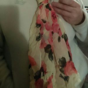 Floral scarf