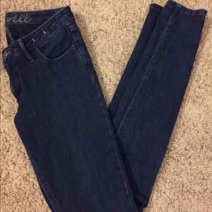 Madewell Skinny Jeans in Madewell Blue size 0
