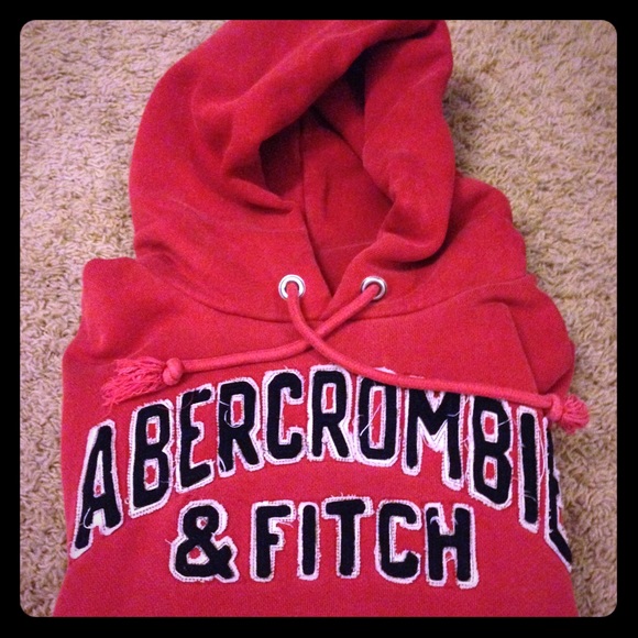 Red Abercrombie Sweatshirt
