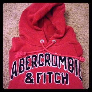 Red Abercrombie Sweatshirt