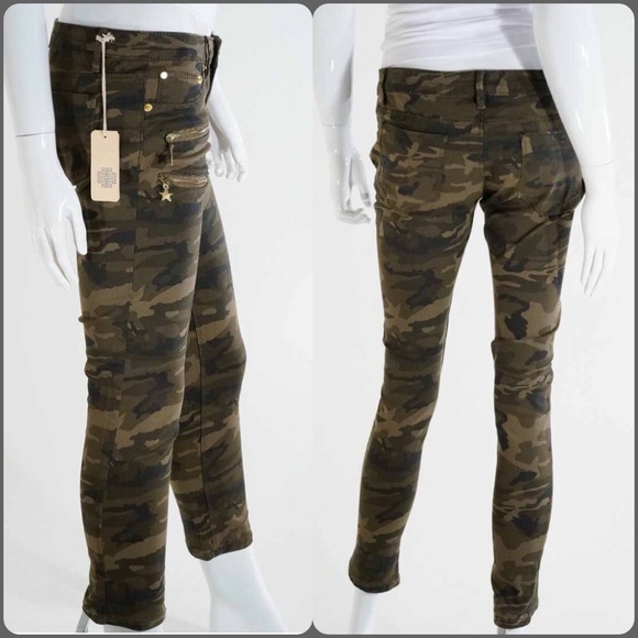 SOLD OUT‼️ NWT Army Camo Skinny Pants - Picture 2 of 4