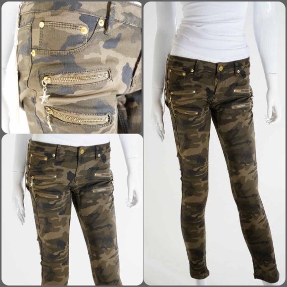 SOLD OUT‼️ NWT Army Camo Skinny Pants - Picture 3 of 4