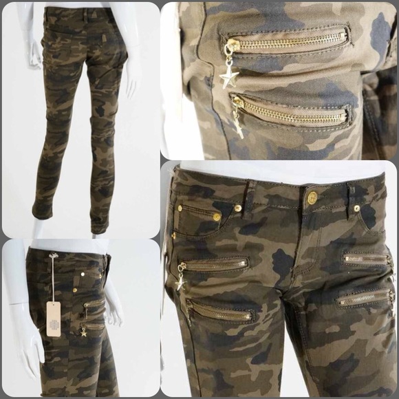 SOLD OUT‼️ NWT Army Camo Skinny Pants - Picture 4 of 4