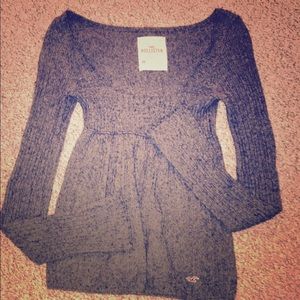 hollister babydoll sweater