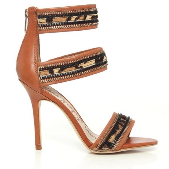 Sam Edelman Leopard Zipper Pumps - Picture 2 of 4