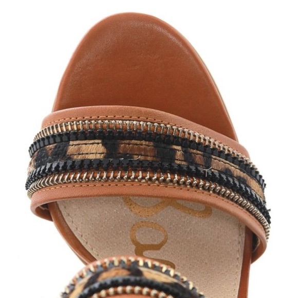 Sam Edelman Leopard Zipper Pumps - Picture 3 of 4
