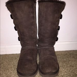 Chocolate Bailey Button Triplet Uggs