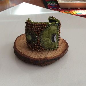 Beaded an Copper bracelet