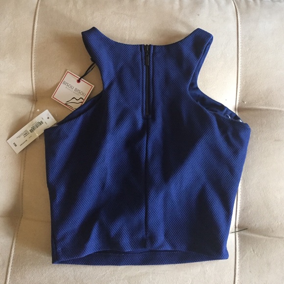 Blue crop top - Picture 2 of 2