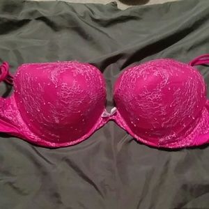 Victoria secret bra hot pink