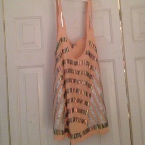 Beaded tank top