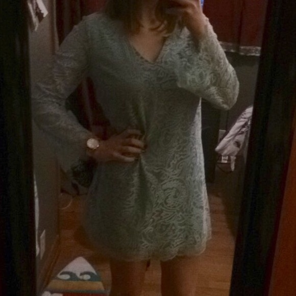 Charlotte Russe Dresses & Skirts - Light blue lace dress