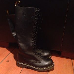 Size 8 US Tall Dr. Martens Boots Black