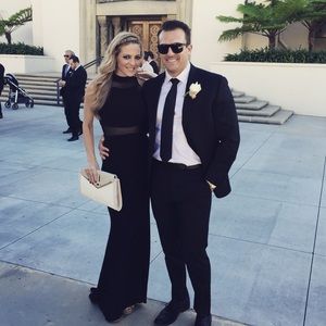 Black Betsy & Adam long gown size 2- worn once!