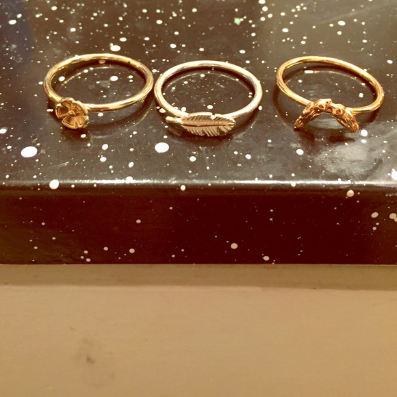 3 cute rings for sale