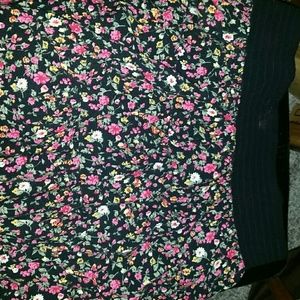 Floral circle skirt
