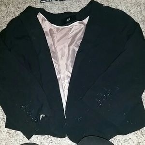 H&m black blazer