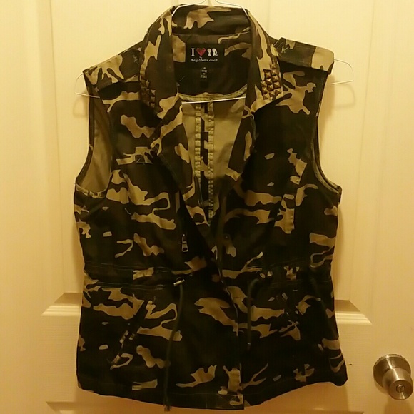 Studded Camo vest