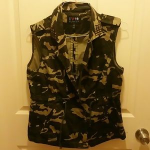 Studded Camo vest