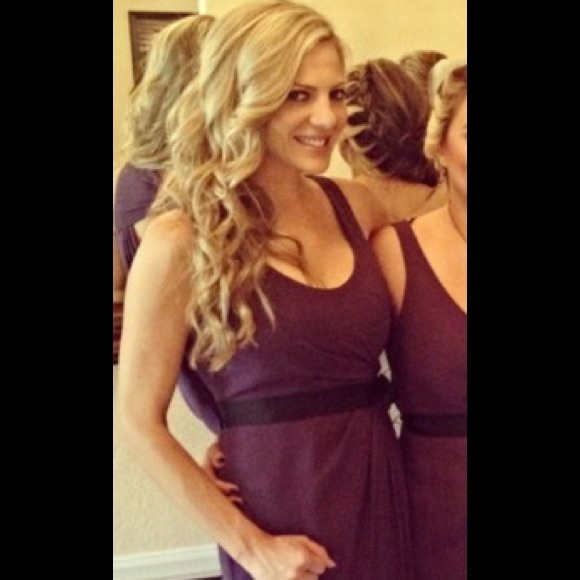 Deep purple White by Vera Wang gown size 2 - Picture 3 of 4