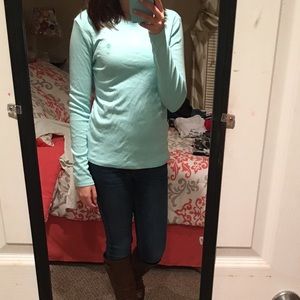Tiffany Blue Long Sleeve sweater
