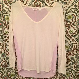 Quarter length high-low Athleta top
