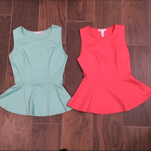Bundle of A'gaci peplum tops