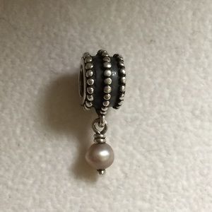 💯Authentic Pandora Pearl Dangle