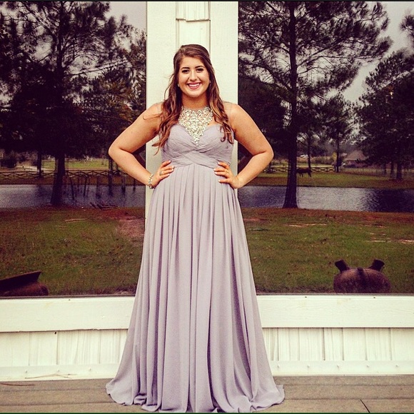 periwinkle prom dress - Picture 1 of 4