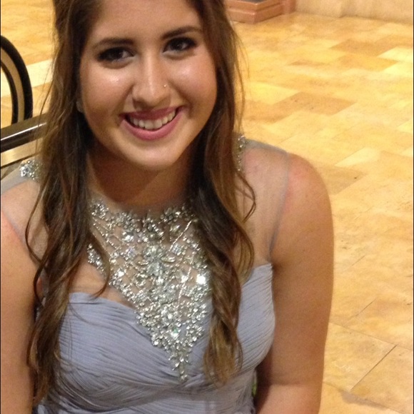 periwinkle prom dress - Picture 2 of 4