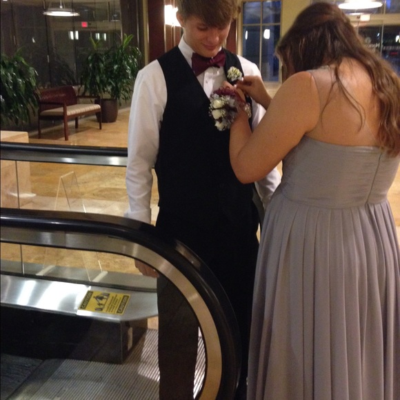 periwinkle prom dress - Picture 4 of 4