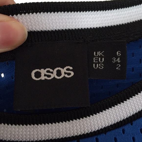 ASOS sleeveless blue jersey - Picture 2 of 2