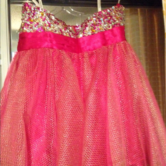 pink homecoming dress - Picture 3 of 4