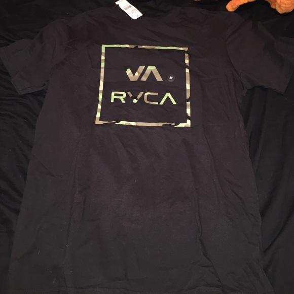 rvca camo t shirt mens
